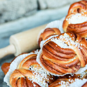 Kanelbullar kavel Siljans Konditori